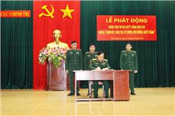 Cục Chính trị phát động phong trào thi đua quyết thắng năm 2019